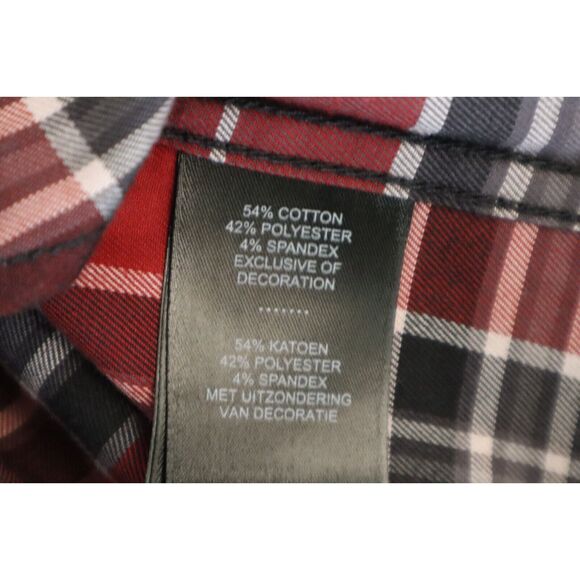 Harley-Davidson 96646-23VM Men's Sz M Red Plaid 120th Anniversary L/S Shirt - Picture 6 of 8